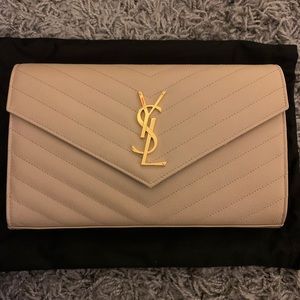 YSL MONOGRAM CHAIN WALLET